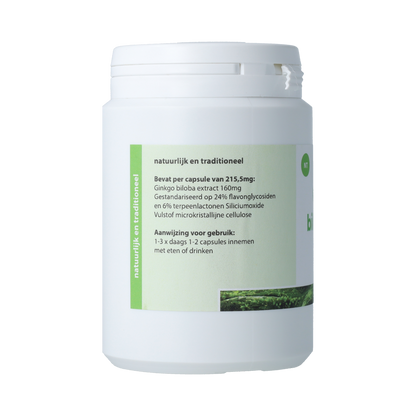 Natuurapotheek Ginkgo biloba 24% 160mg 250.00 Capsules