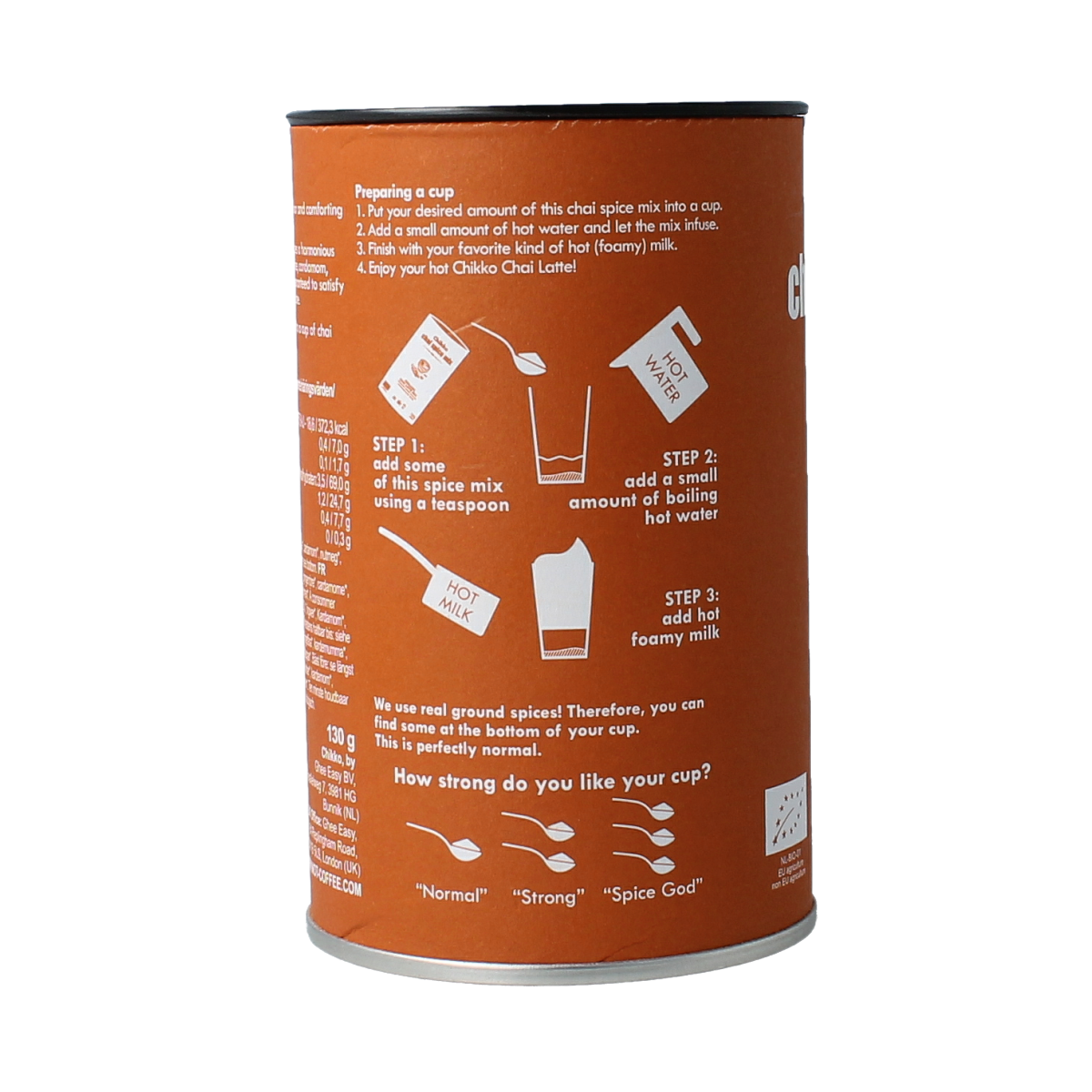 Chikko Not coffee chai latte bio 130.00 Gram