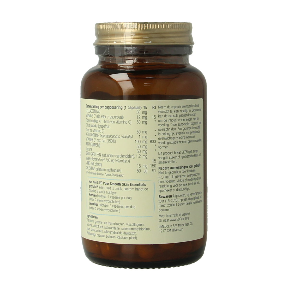 Essential Organics Smooth skin essentials 60.00 Vegetarische capsules