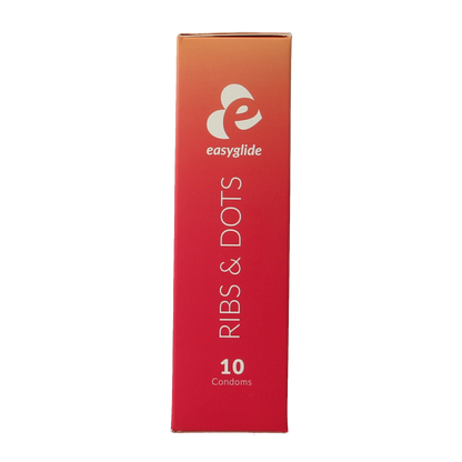 Easyglide Condooms ribs en dots 10 Stuks