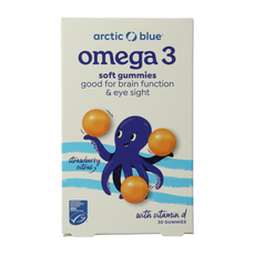 Arctic Blue Omega 3 gummy DHA EPA vitamine D 30.00 Gummies