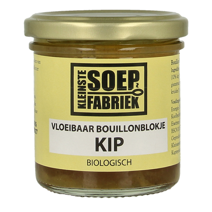 Kleinstesoepfabriek Vloeibare bouillonblokjes kip bio 150.00 Milliliter
