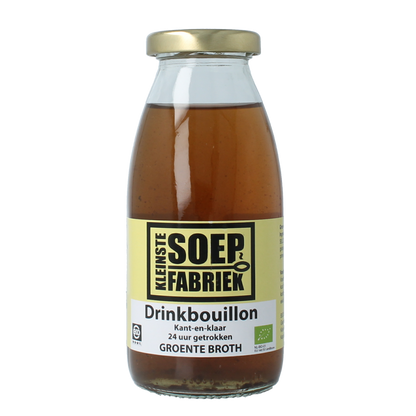 Kleinstesoepfabriek Drinkbouillon groente bio 245.00 Milliliter