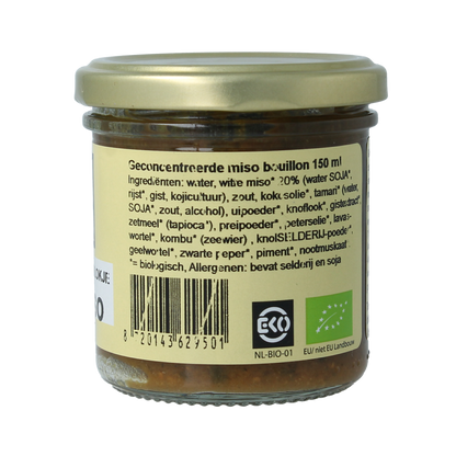 Kleinstesoepfabriek Vloeibaar bouillonblokje witte miso 150.00 Milliliter