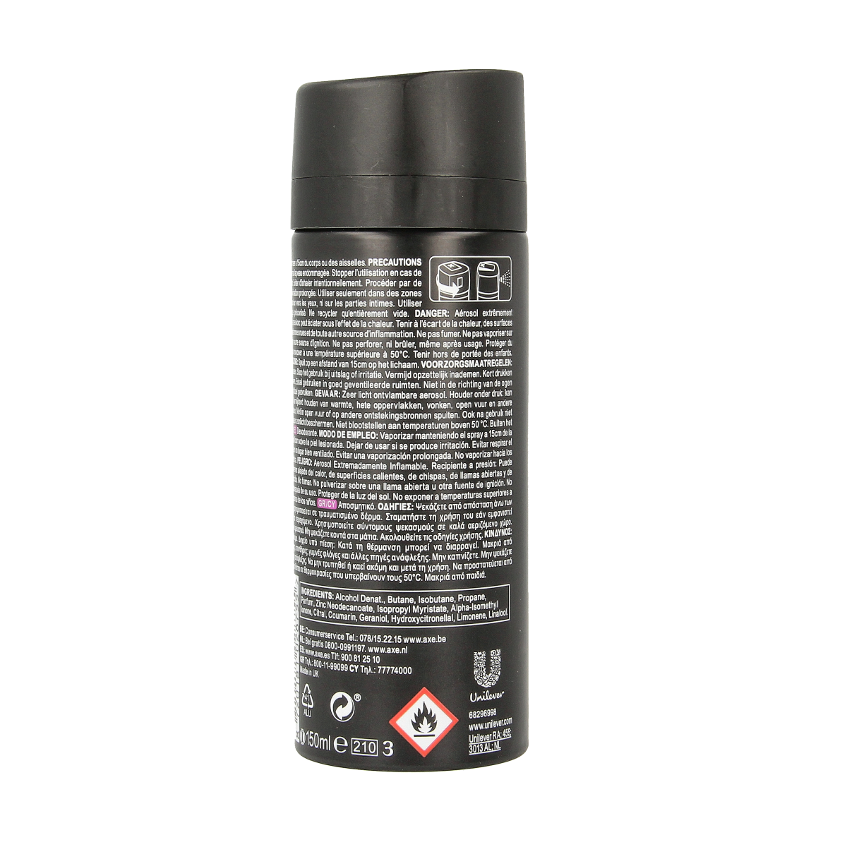 AXE Deodorant bodyspray excite 150.00 Milliliter