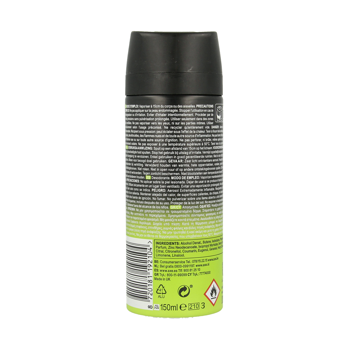 AXE Deodorant bodyspray epic fresh 150.00 Milliliter