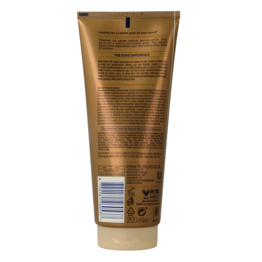 Dove Bodylotion summer dark 200.00 Milliliter