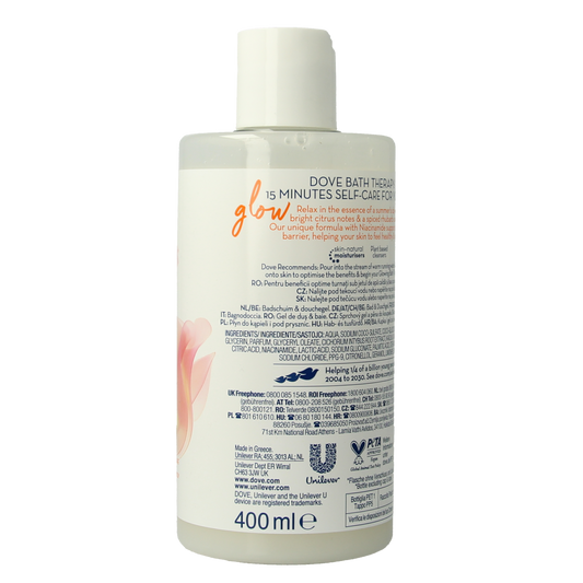 Dove Bad & douchegel glow 400.00 Milliliter