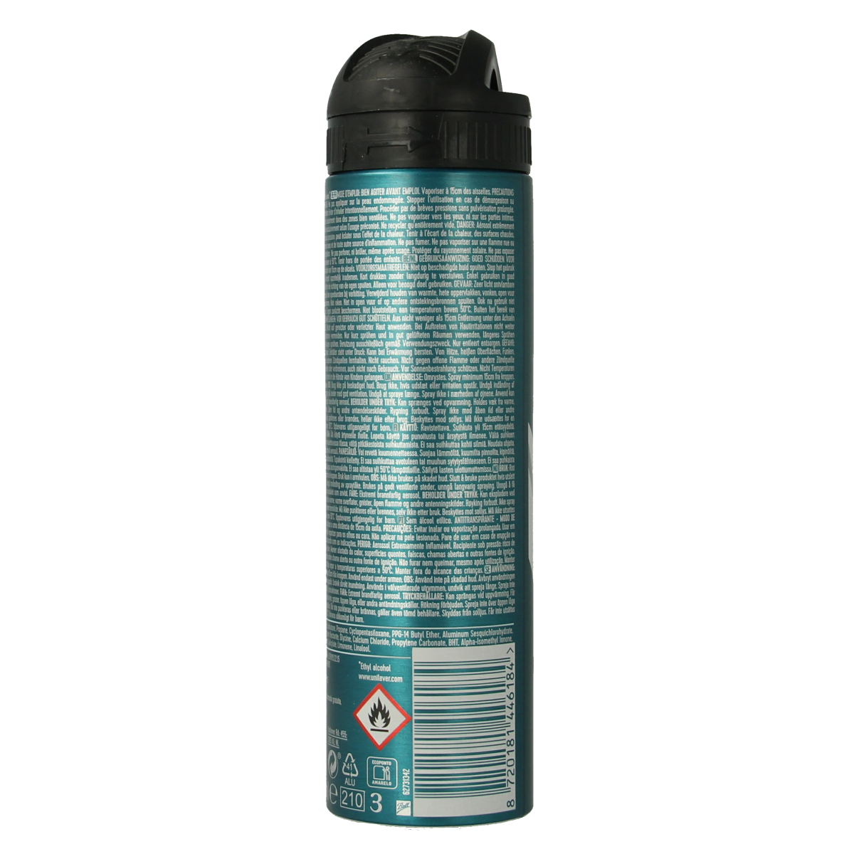 Rexona Deodorant spray invisible black & white 150.00 Milliliter