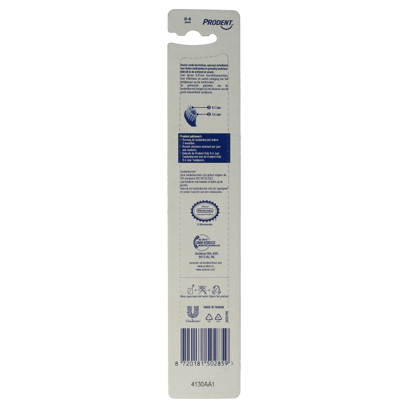 Prodent Tandenborstel kids 0-6 jaar 1 Stuks