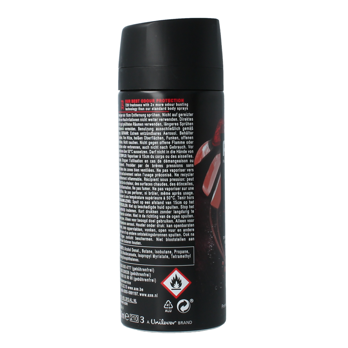 AXE Deodorant bodyspray cherry fizz 150.00 Milliliter
