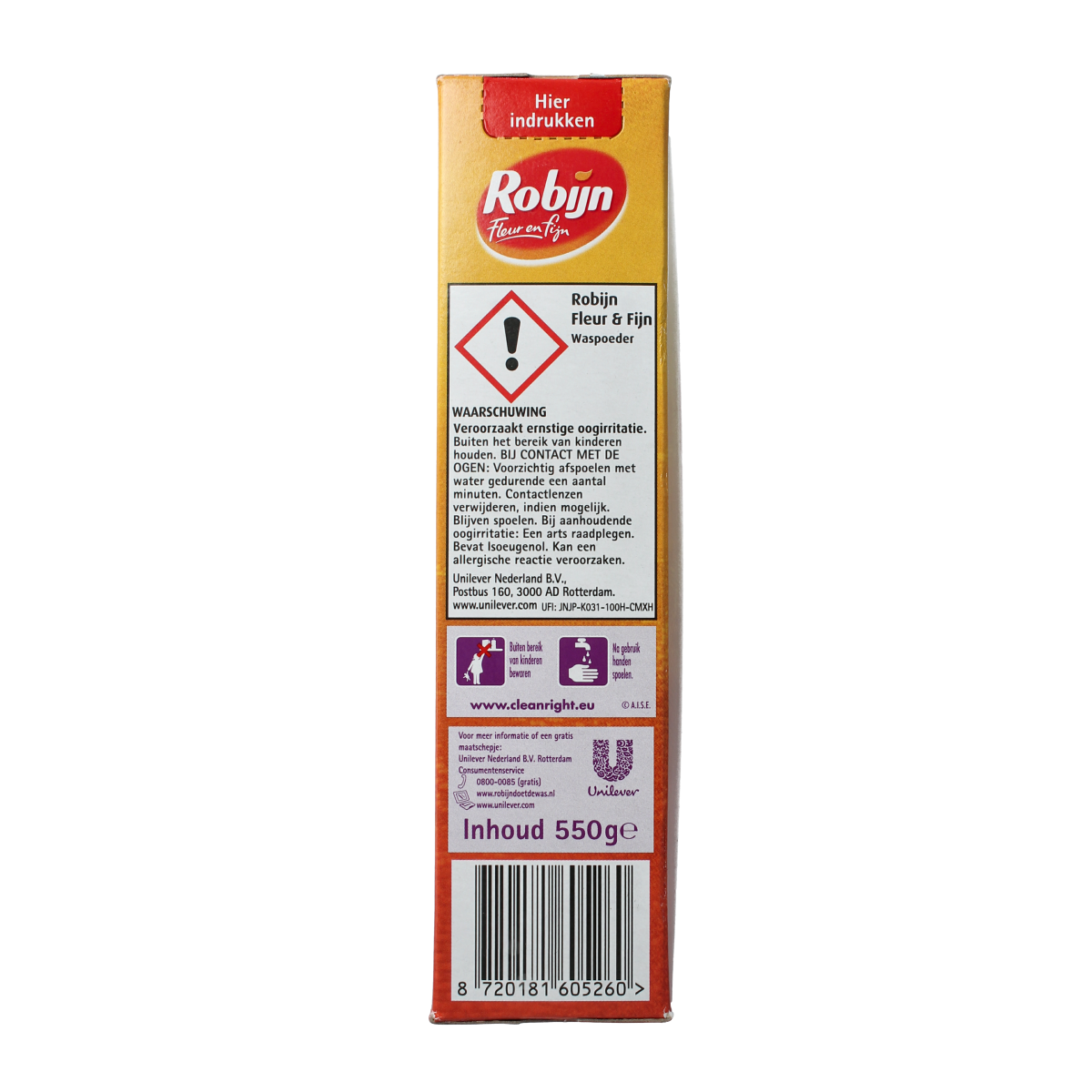 Robijn Wasmiddel fleur & fijn 550.00 Gram