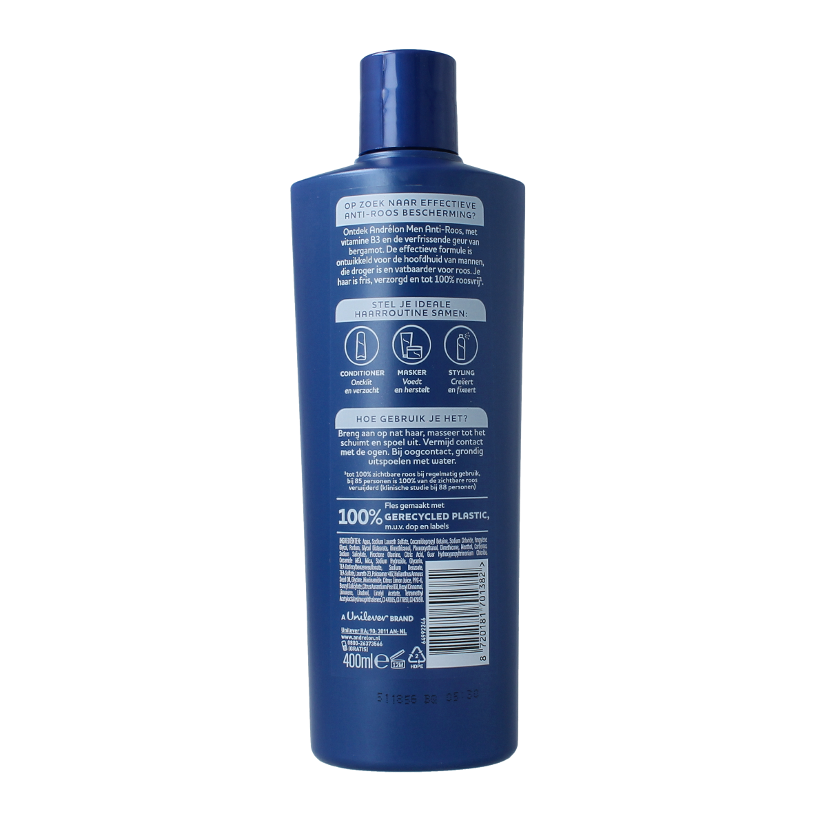 Andrelon Shampoo men anti roos 400.00 Milliliter