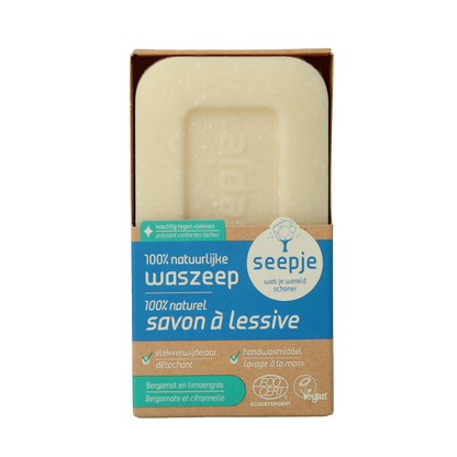 Seepje Waszeep & vlekverwijderaar bergamot & limoengras 120 Gram