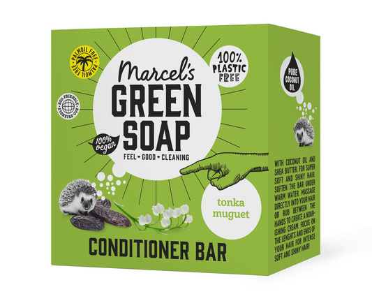 Marcel's Green Soap Conditioner bar tonka & muguet 60 Gram