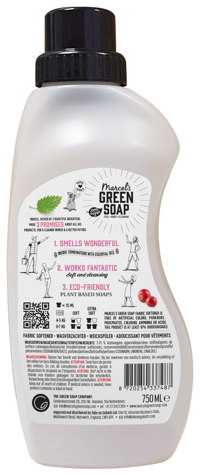 Marcel's Green Soap Wasverzachter patchouli & cranberry 750.00 Milliliter