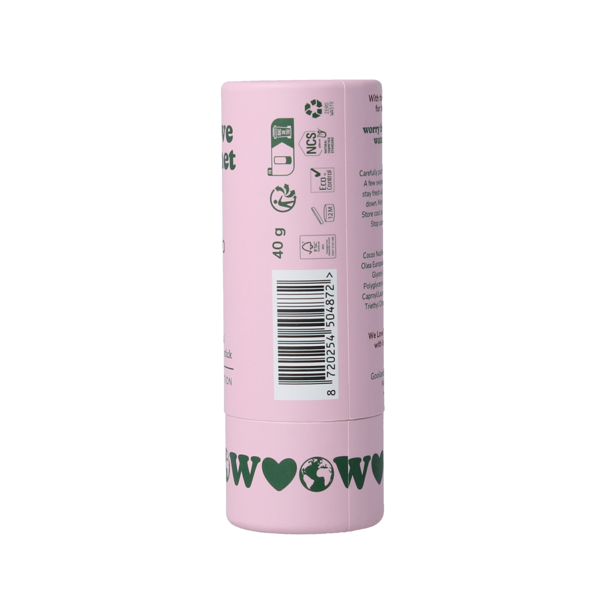 We Love The Planet Deodorant stick soft almond vegan 40.00 Gram