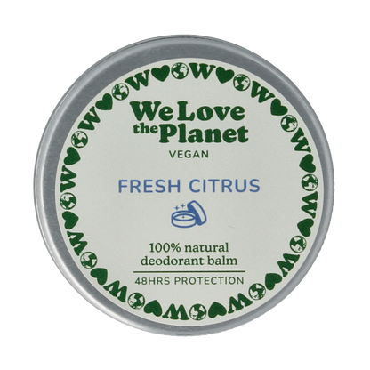 We Love The Planet Deodorant balm fresh citrus vegan 35.00 Gram