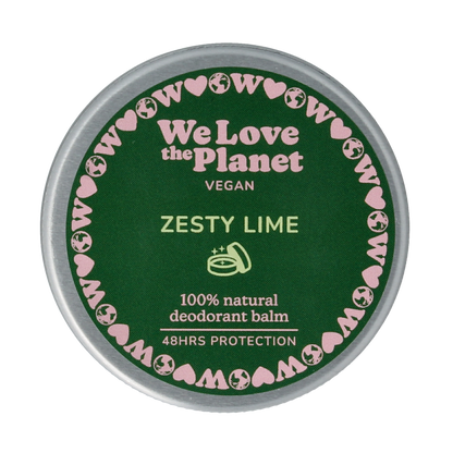 We Love The Planet Deodorant balm zesty lime vegan 35.00 Gram