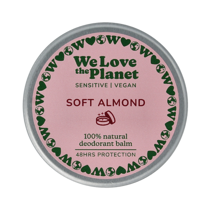 We Love The Planet Deodorant balm soft almond sensitive vegan 35.00 Gram