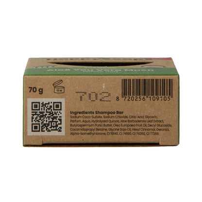 Happysoaps Shampoobar aloe you vera much 70 Gram