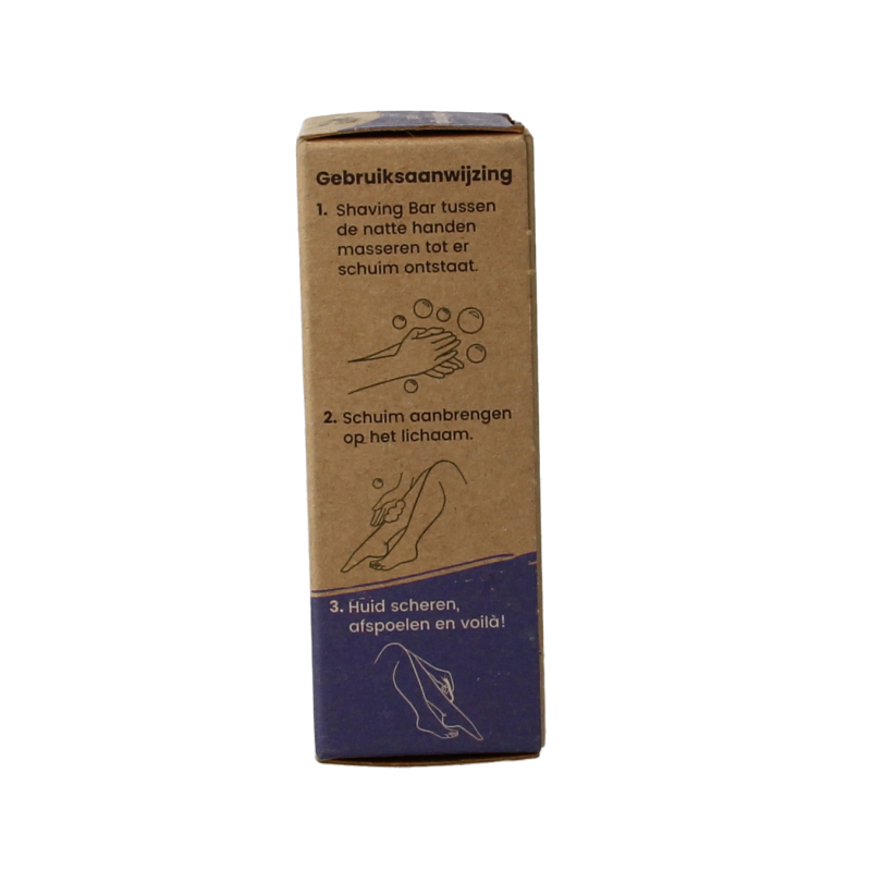 Happysoaps Shaving bar lavendel 80 Gram