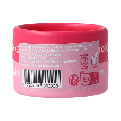 Lekker Company Natuurlijke lippenbalsem raspberry 8.00 Gram