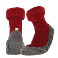 Apollo Huisslof wol anti-slip rood 39/40 1.00 Paar