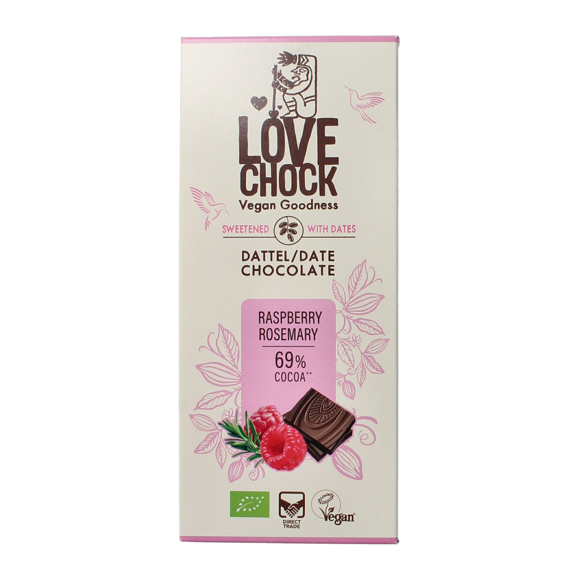 Lovechock Raspberry rosemary bio 70.00 Gram