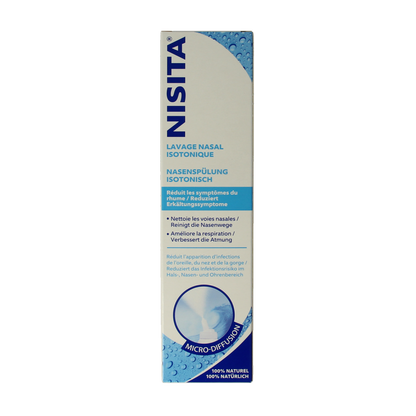 Nisita Neusspoeling isotoon micro diffusion 125.00 Milliliter