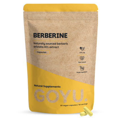 Goyu Berberine extract 400mg 60.00 Vegetarische capsules