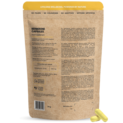 Goyu Berberine extract 400mg 60.00 Vegetarische capsules