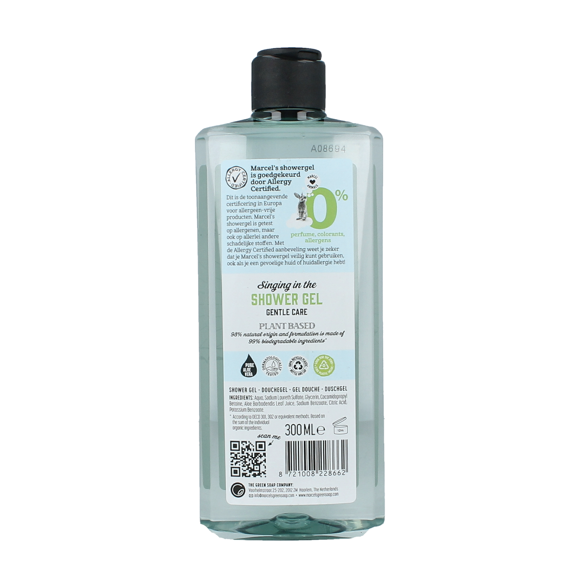 Marcel's Green Soap Showergel 0% 300.00 Milliliter