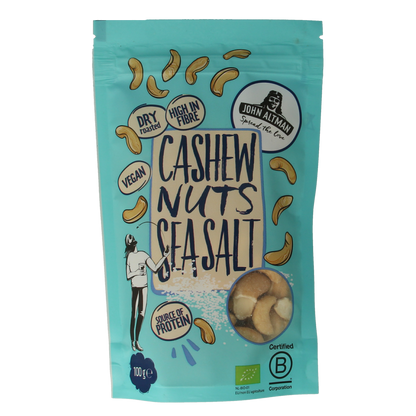 John Altman Dry roasted cashew nuts sea salt bio 100.00 Gram