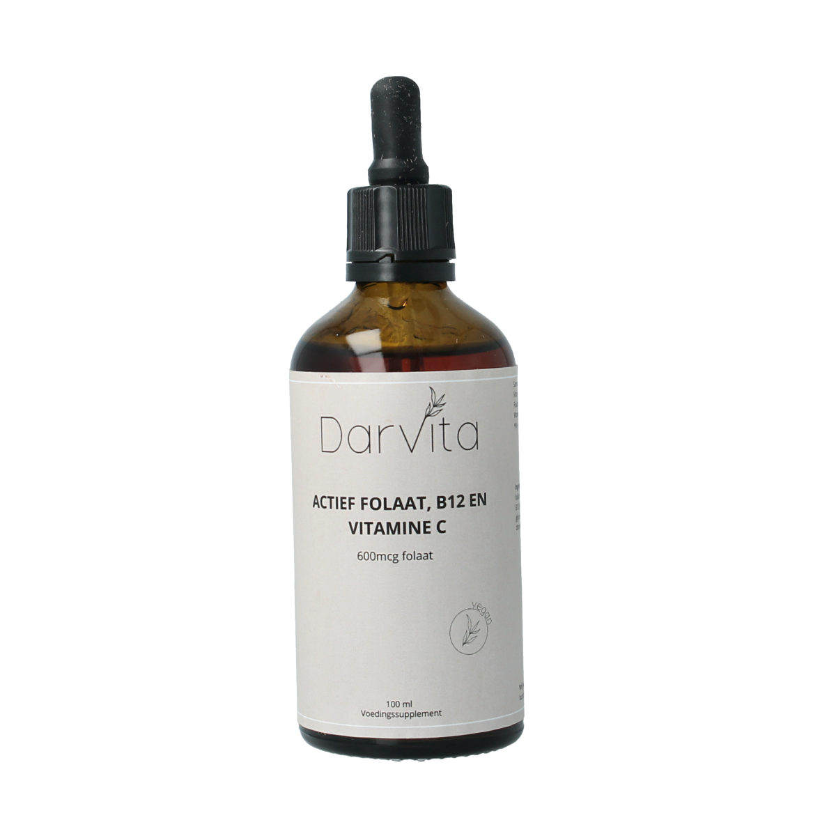 Darvita Folaat B12 en vitamine C 100.00 Milliliter
