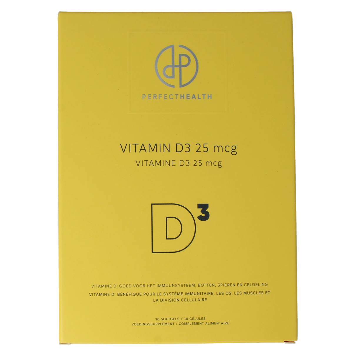 Perfect Health Vitamine D3 25mcg 30.00 Softgels