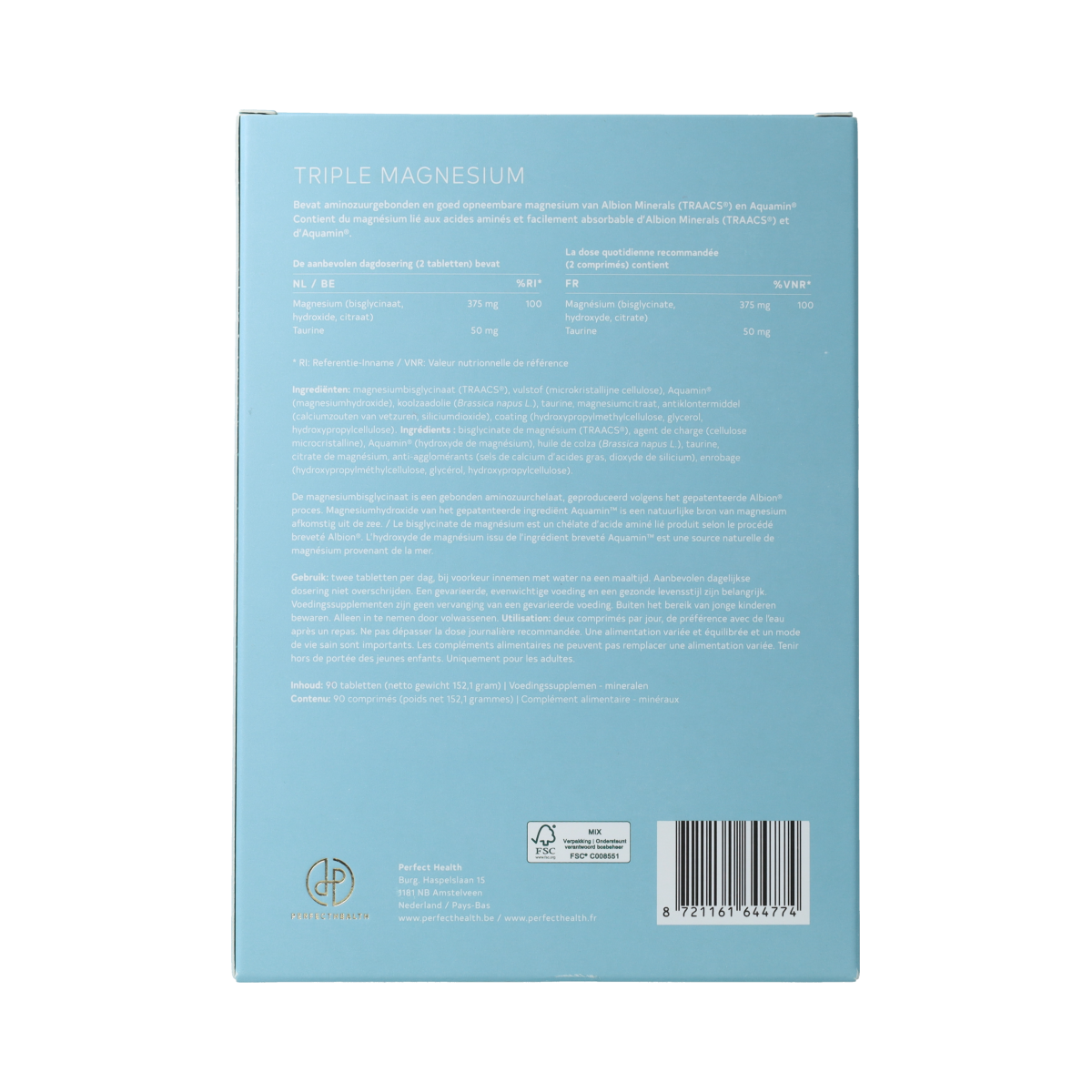 Perfect Health Triple Magnesium 90.00 Tabletten