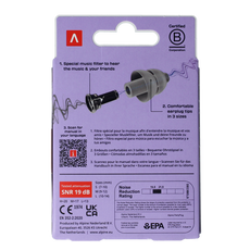 Alpine Partyplug transparant 1.00 Paar