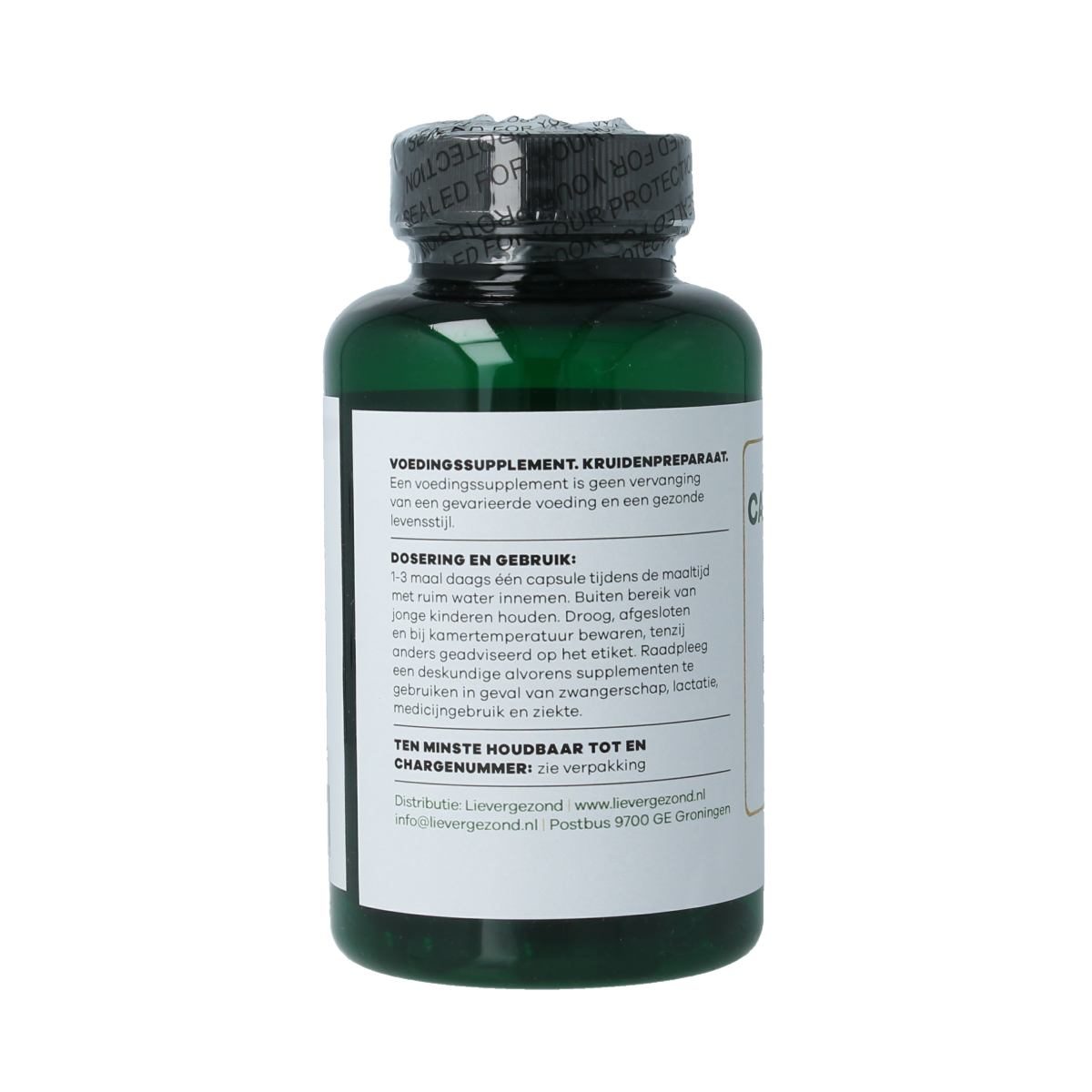 Liever Gezond Cayenne peper strong hartenjager 90.00 Vegetarische capsules