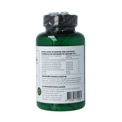 Liever Gezond Probiotica met prebiotica gember 60.00 Vegetarische capsules