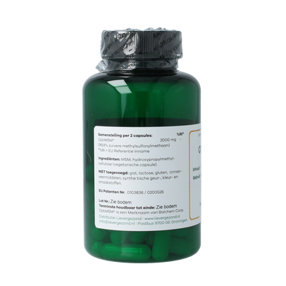 Liever Gezond Opti msm 1000mg 60.00 Vegetarische capsules
