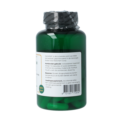 Liever Gezond Opti msm 1000mg 60.00 Vegetarische capsules