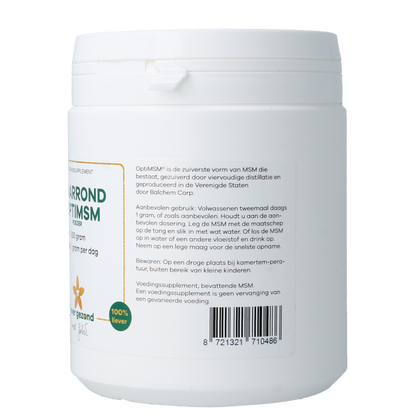 Liever Gezond Opti msm poeder jaarrond 500.00 Gram