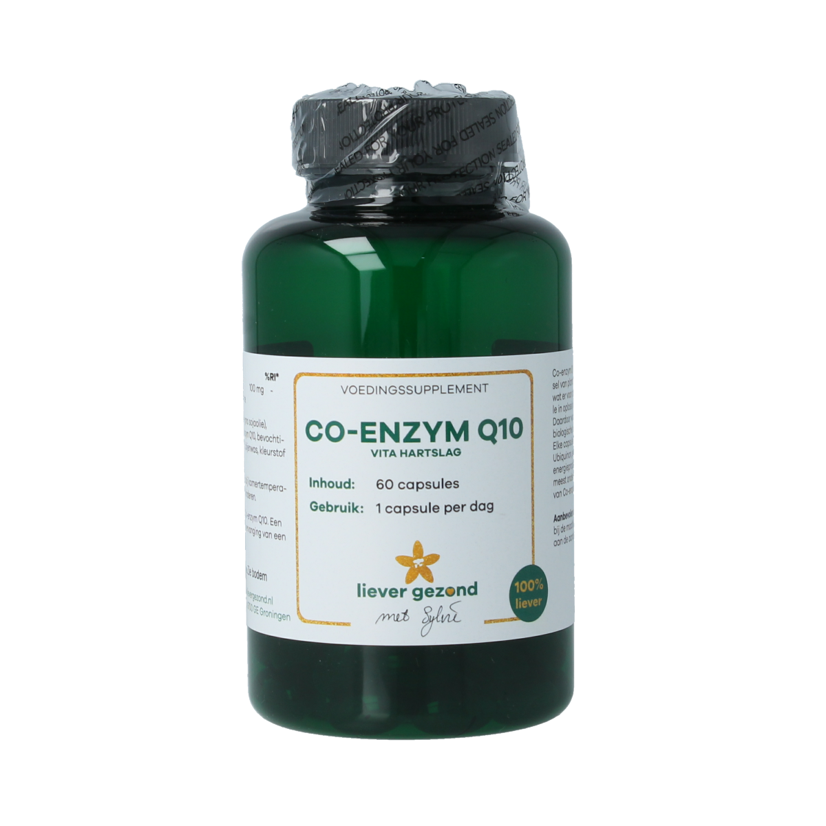 Liever Gezond Co-enzym Q10 100mg Vita hart slag 60.00 Softgels
