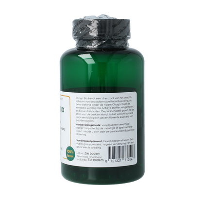 Liever Gezond Chaga 400mg vegan bio 60.00 Vegetarische capsules