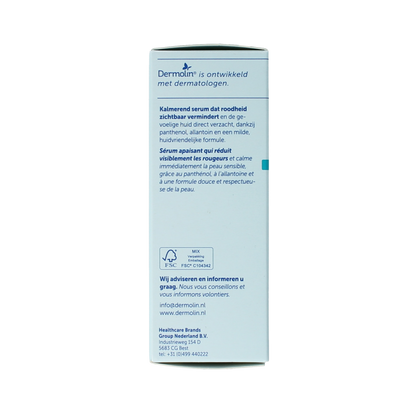 Dermolin Serum roodheid met pipet 30.00 Milliliter
