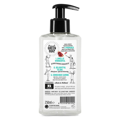 Marcel's Green Soap Handzeep Cedar & Pomegranate (250 ml) 250.00 Milliliter