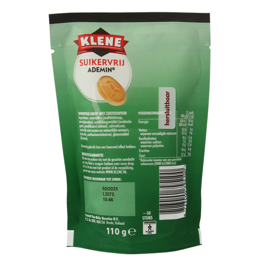 Klene Ademin suikervrij 110.00 Gram