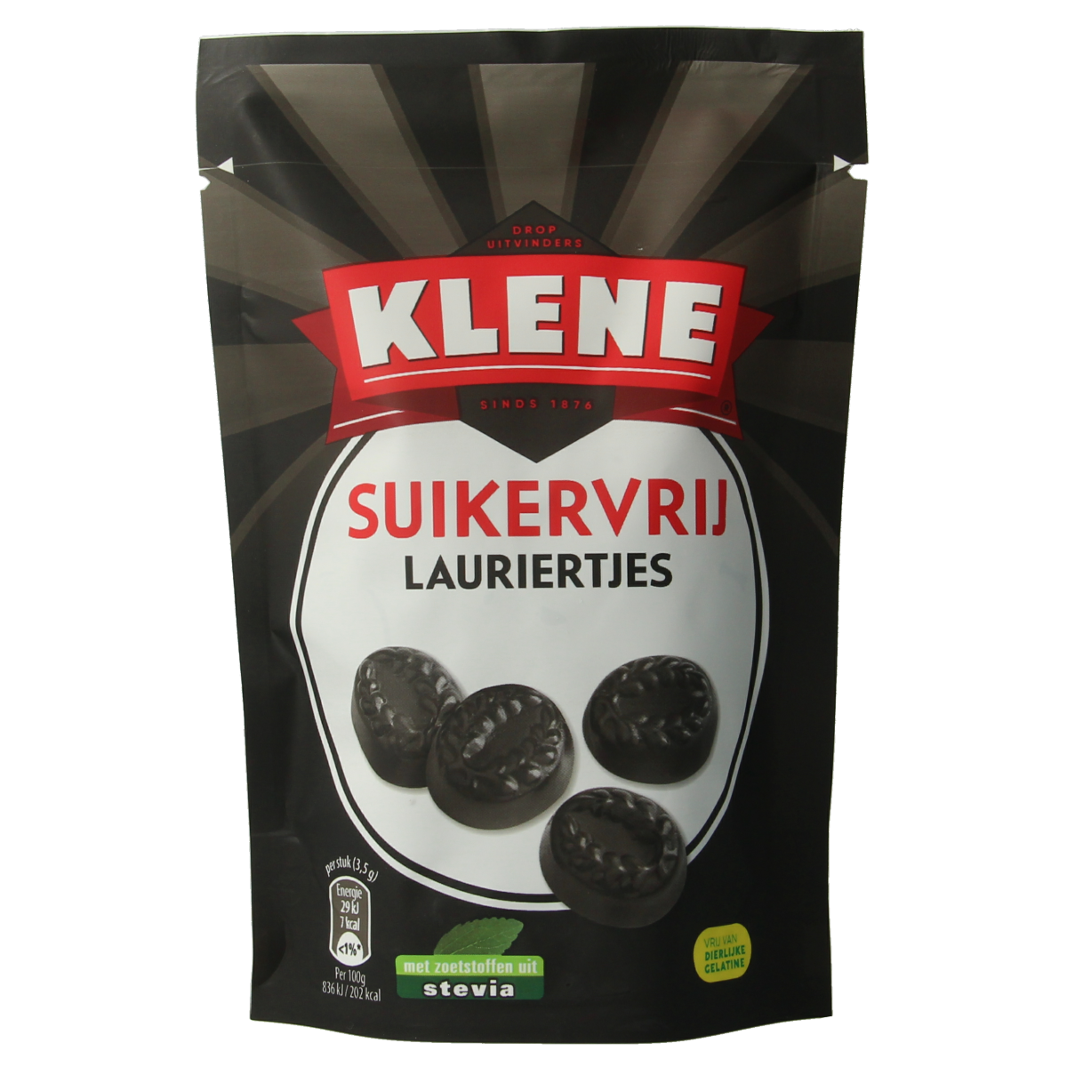 Klene Lauriertjes suikervrij 110.00 Gram