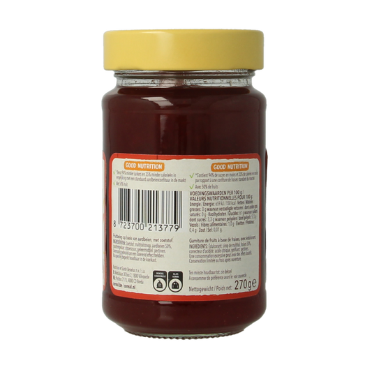 Cereal Fruitbeleg aardbei suikervrij 270 Gram